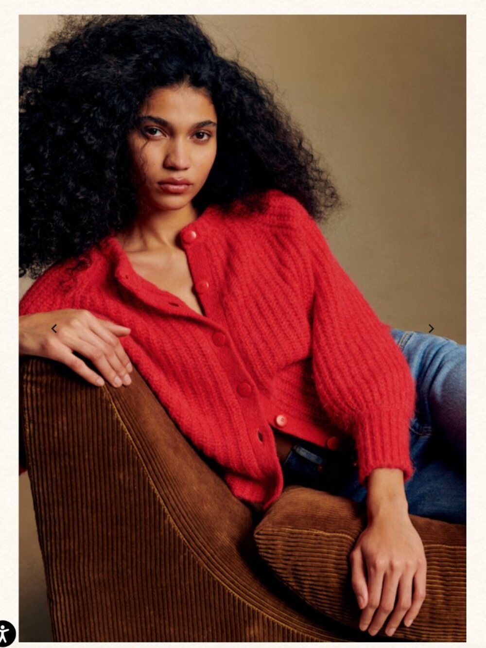 SEZANE EMILE CARDIGAN - FUCHSIA
